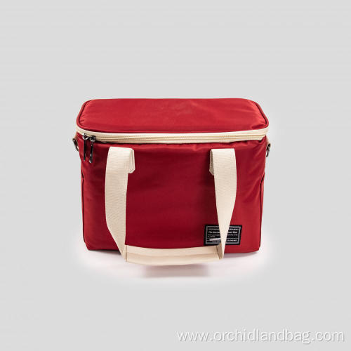 Red Large Capacity Cooler Bag